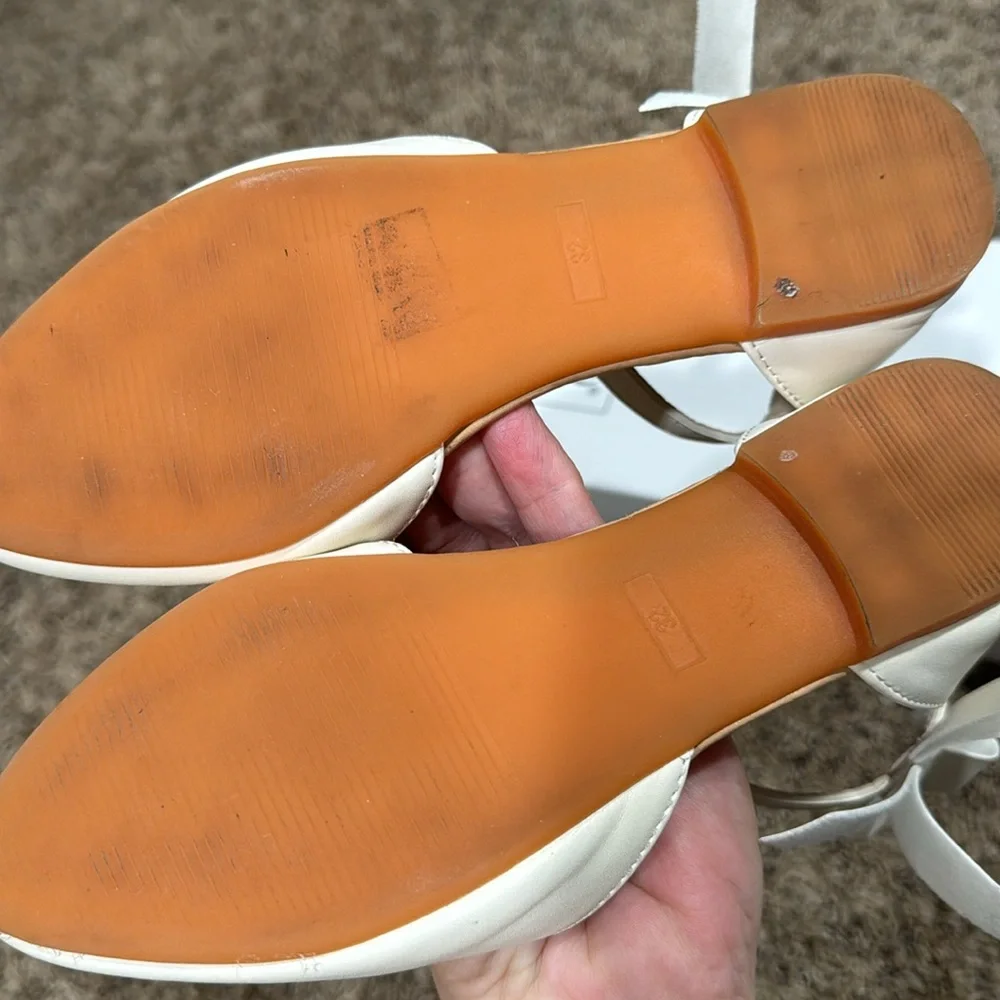 Girl Dressy Shoes Cream Color Size 1 (32)